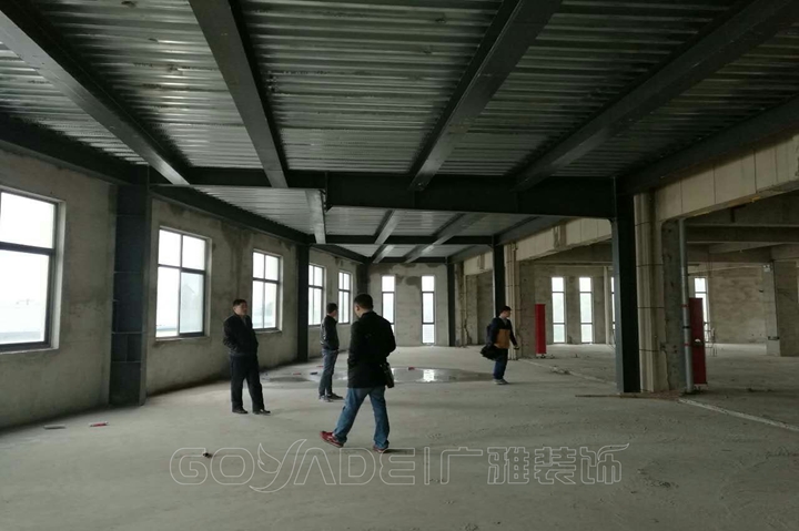 肥东酒店装修现场勘测